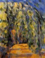 Bend dans Forest Road Paul Cézanne